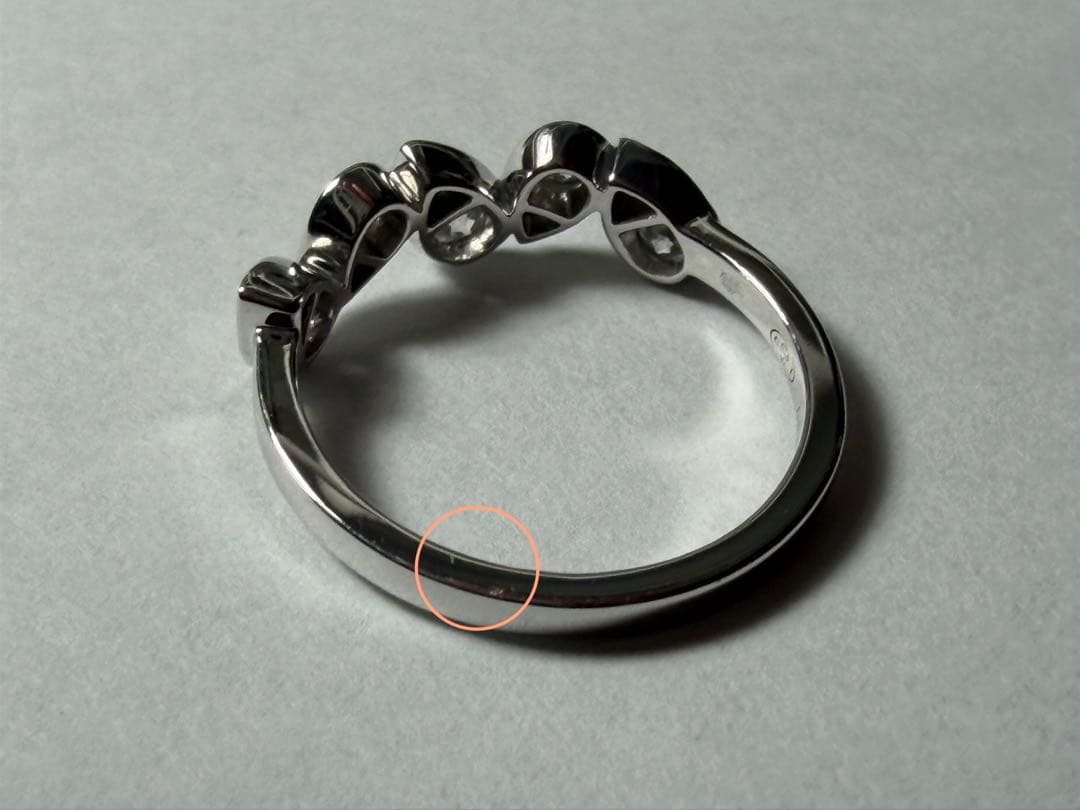 ショーメ リング ジョゼフィーヌ ロンド デグレット AU750 K18WG