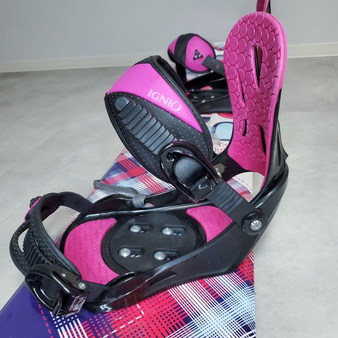 【即滑走OK】kissmark×SALOMON スノボ3点セット 139cm