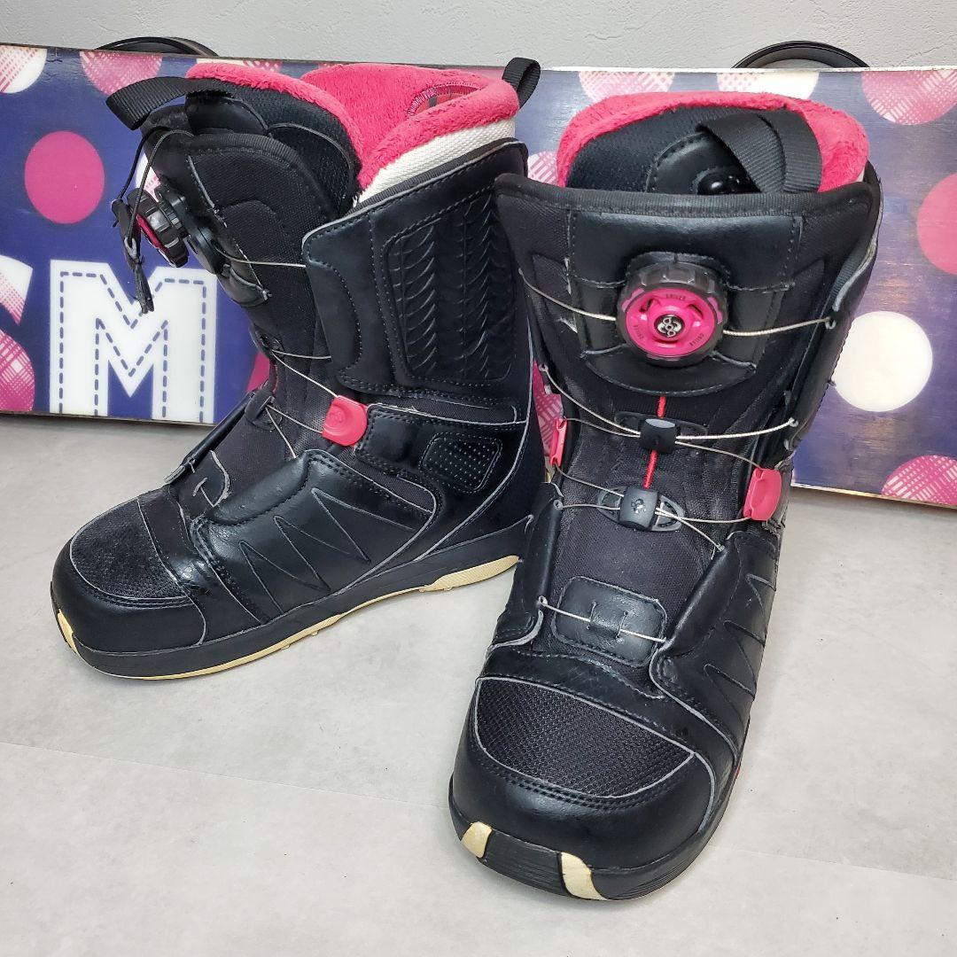 【即滑走OK】kissmark×SALOMON スノボ3点セット 139cm