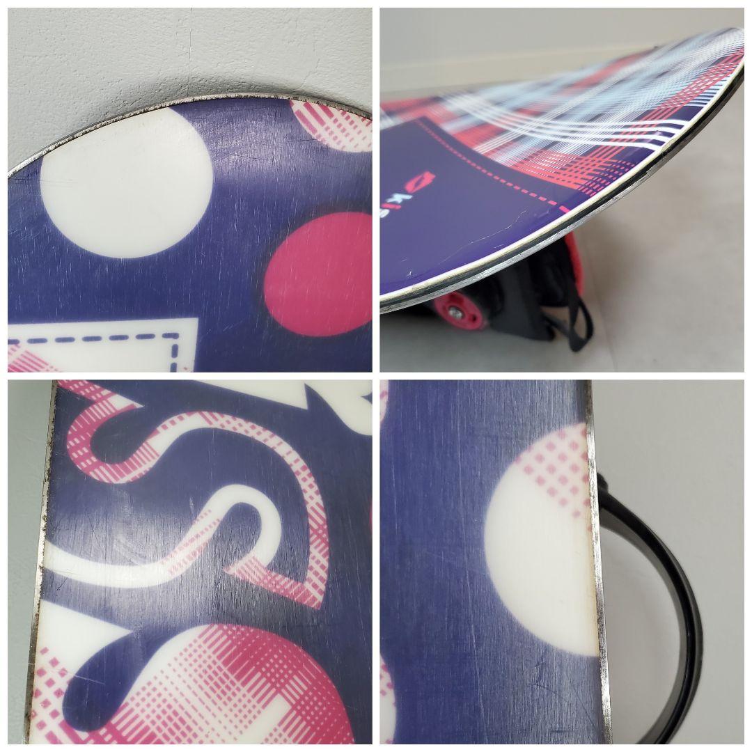 【即滑走OK】kissmark×SALOMON スノボ3点セット 139cm