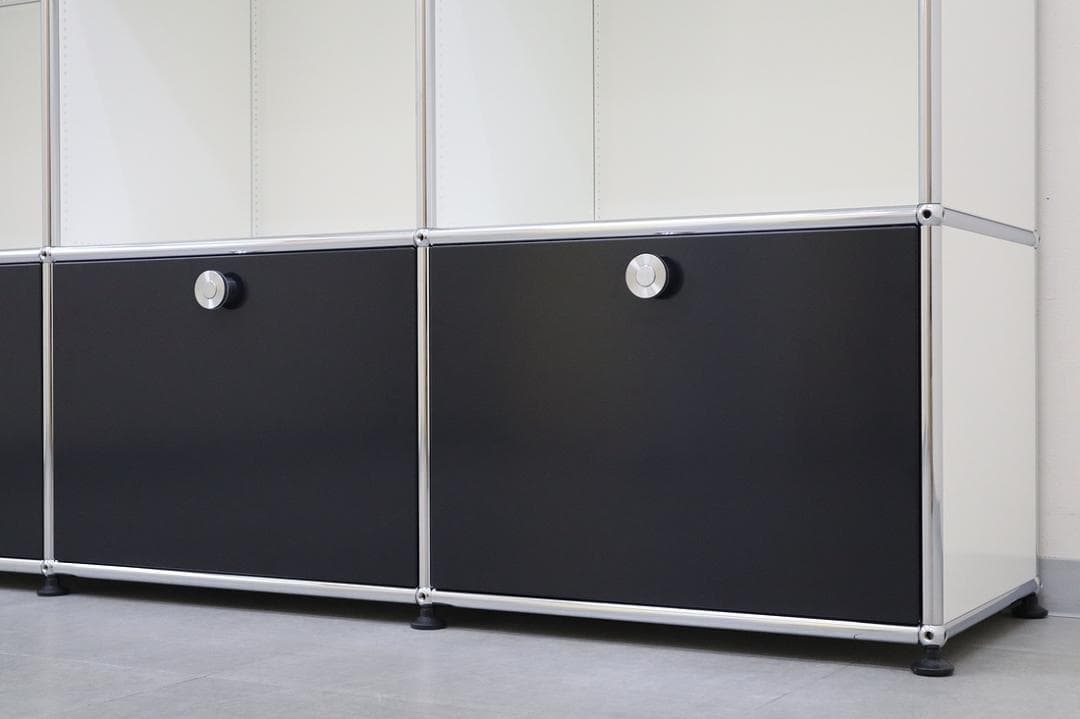 b 極美品 USM Haller ハラー キャビネット 3列3段 書棚 飾り棚