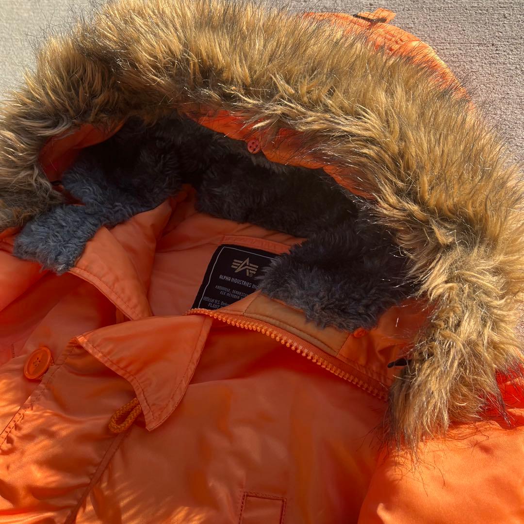 ALPHA INDUSTRIES N-3B 限定モデル　M オールオレンジ