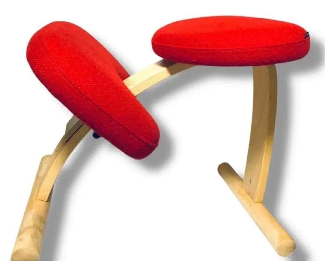 リボ 美品 RYBO バランス チェア イージー balans Easy レッド