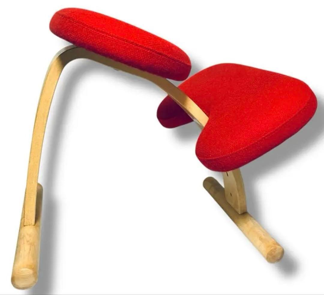 リボ 美品 RYBO バランス チェア イージー balans Easy レッド