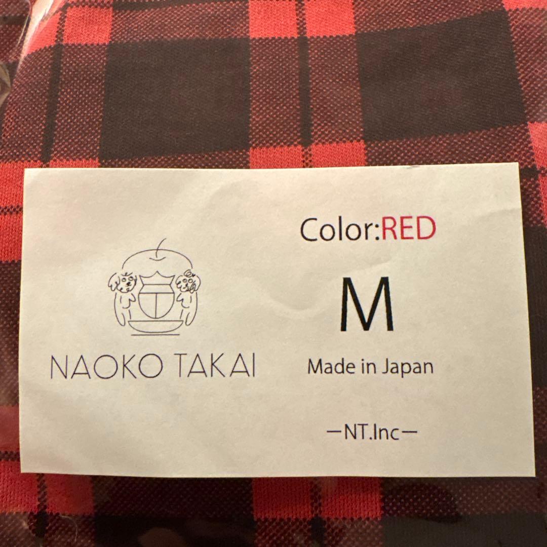 NAOKO TAKAI 赤チェックパジャマM