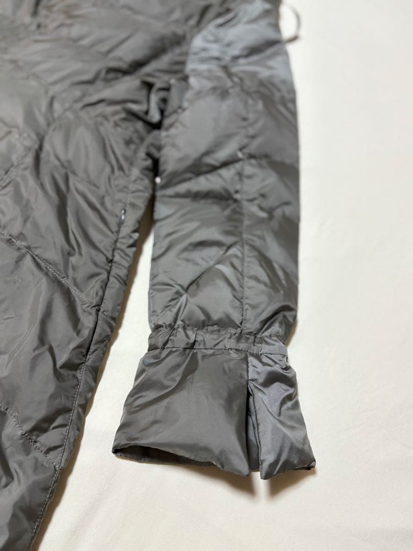 センソユニコ ダウンジャケット 変形 ビッグカラー ドローコード L