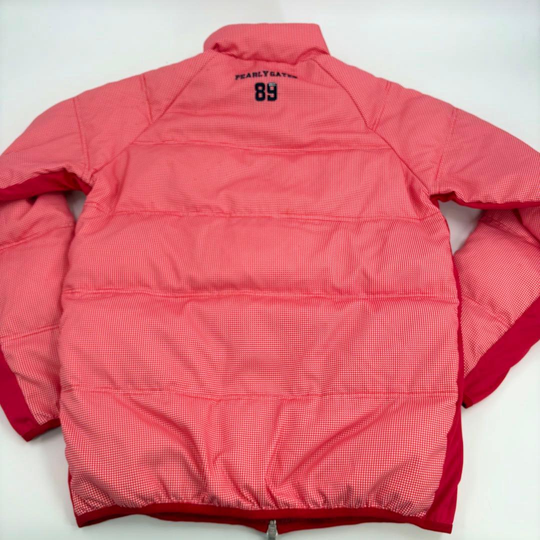 新品未使用　パーリーゲイツ ダウンジャケット 5 L 赤 チェック 805