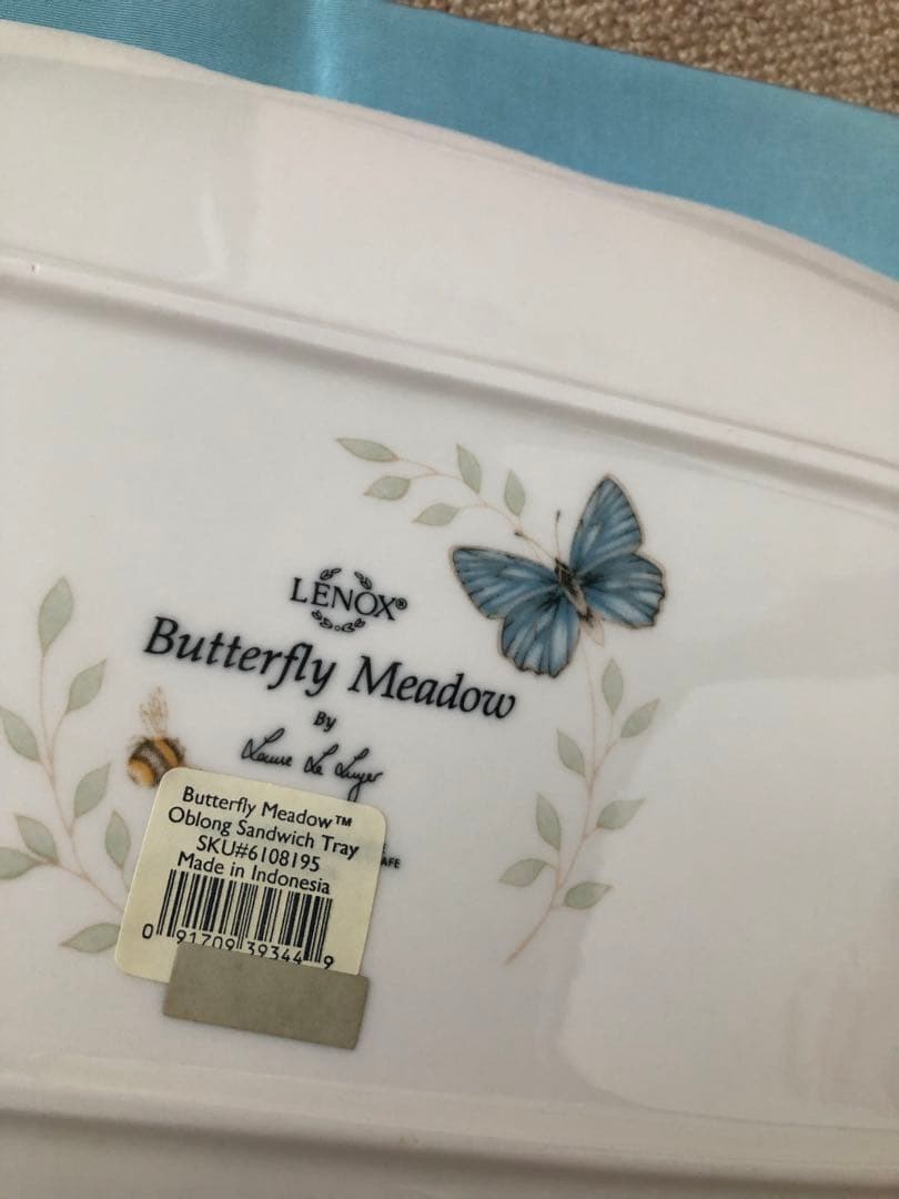 Lenox Butterfly Meadow サンドイッチトレイ　一枚