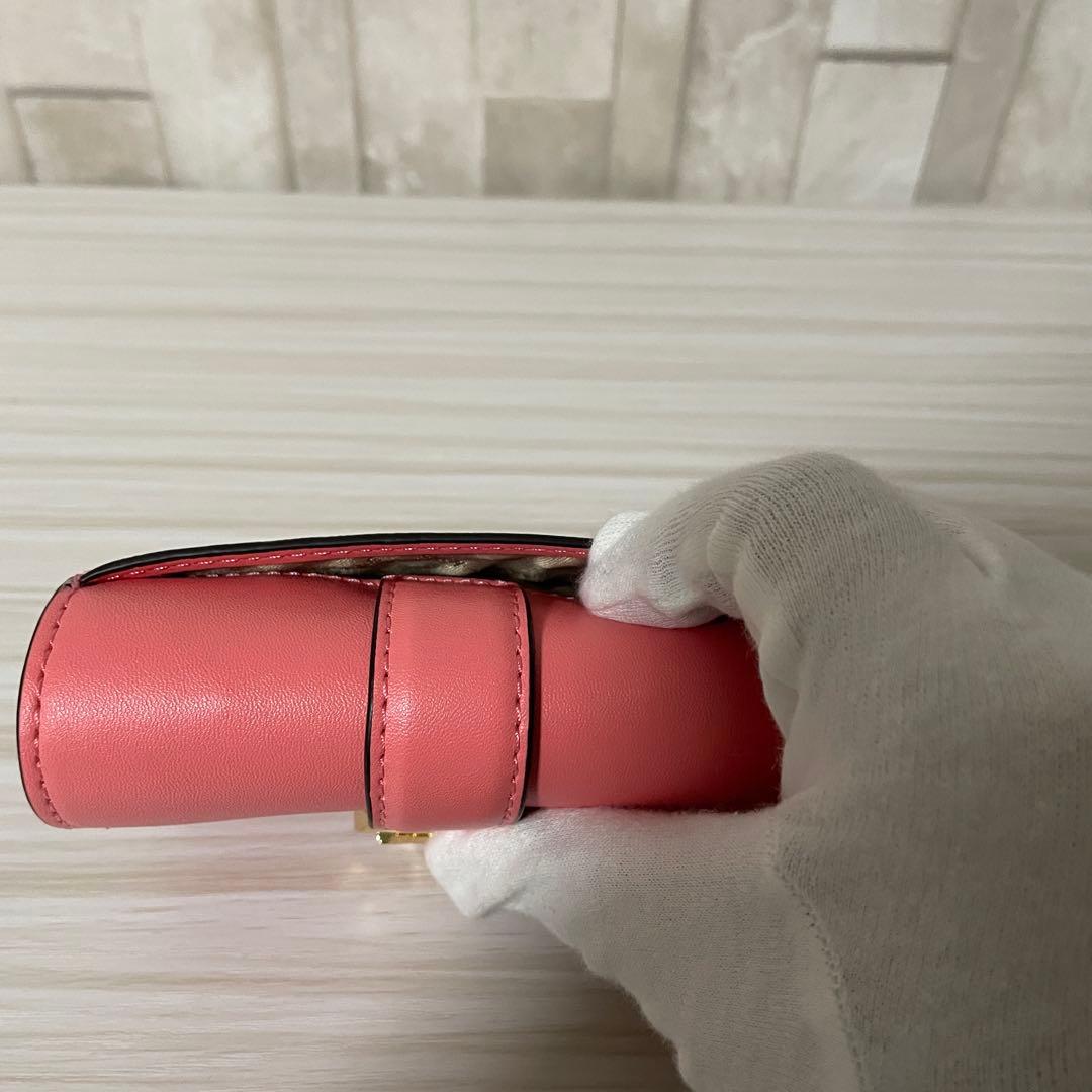 早い者勝ち！訳あり新品 MICHEAL KORS 三つ折り財布 ピンク