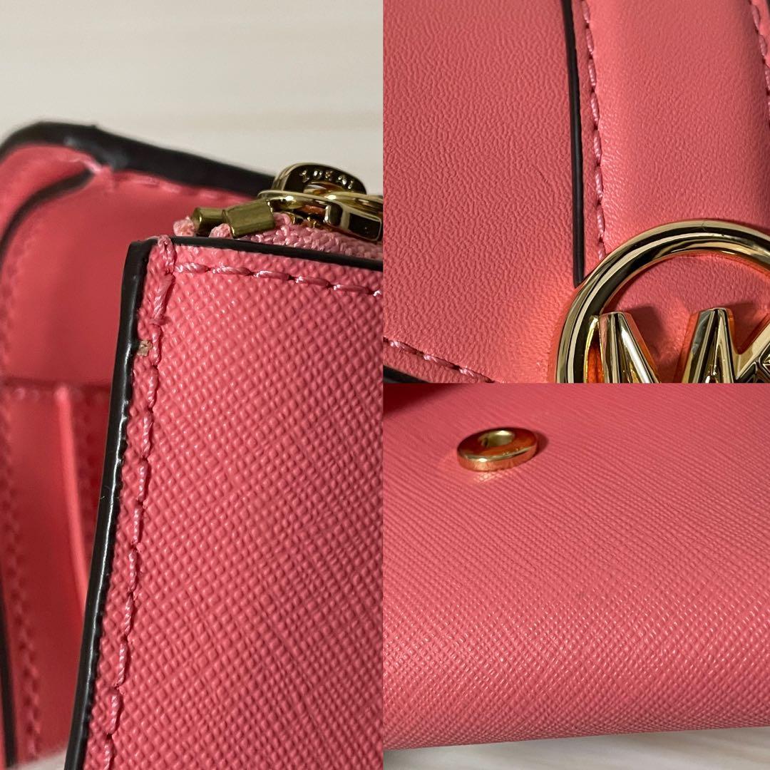 早い者勝ち！訳あり新品 MICHEAL KORS 三つ折り財布 ピンク
