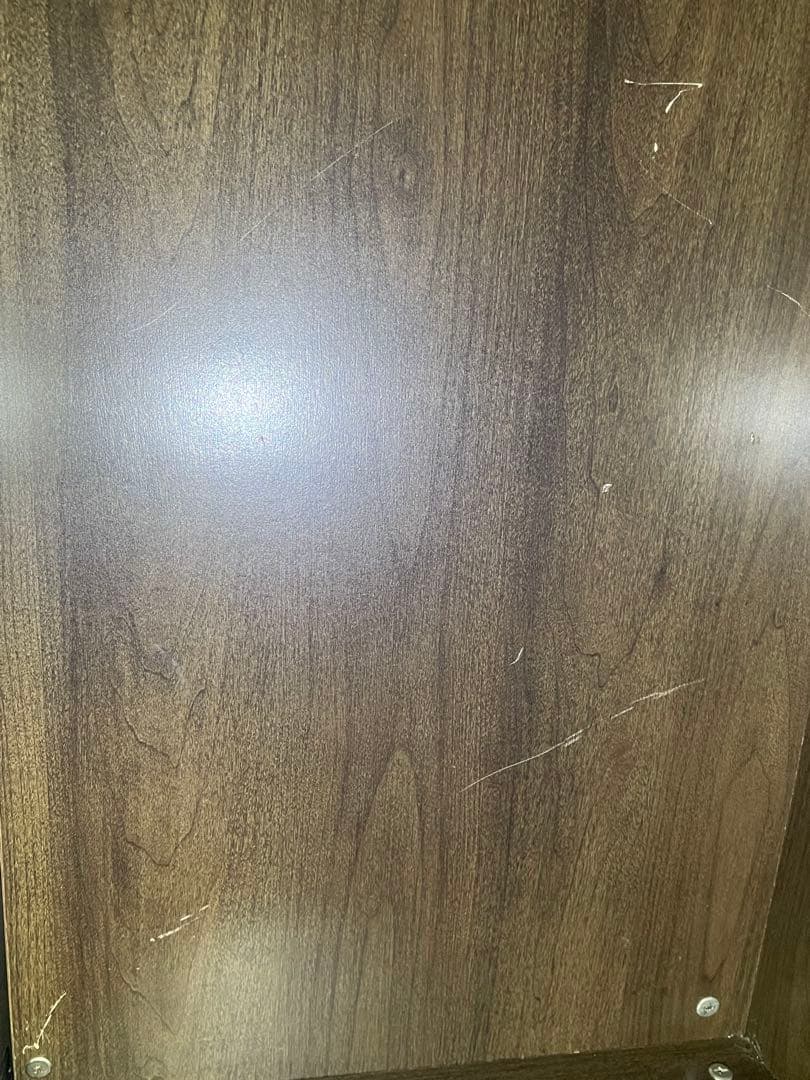 送料無料　ミラー付き木製　ワードローブ/洋服ダンス/クローゼット