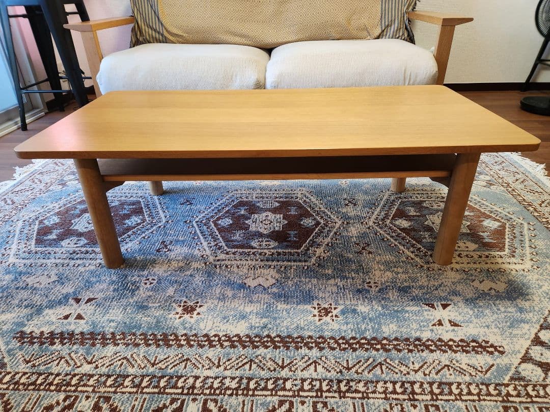 木製センターテーブル・ライトブラウン