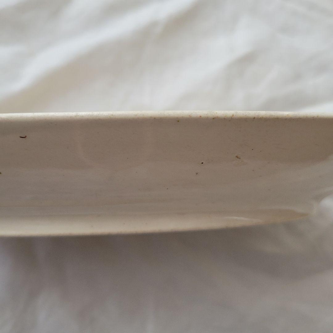 フランス　アンティーク　ラヴィエ　ブラウン花