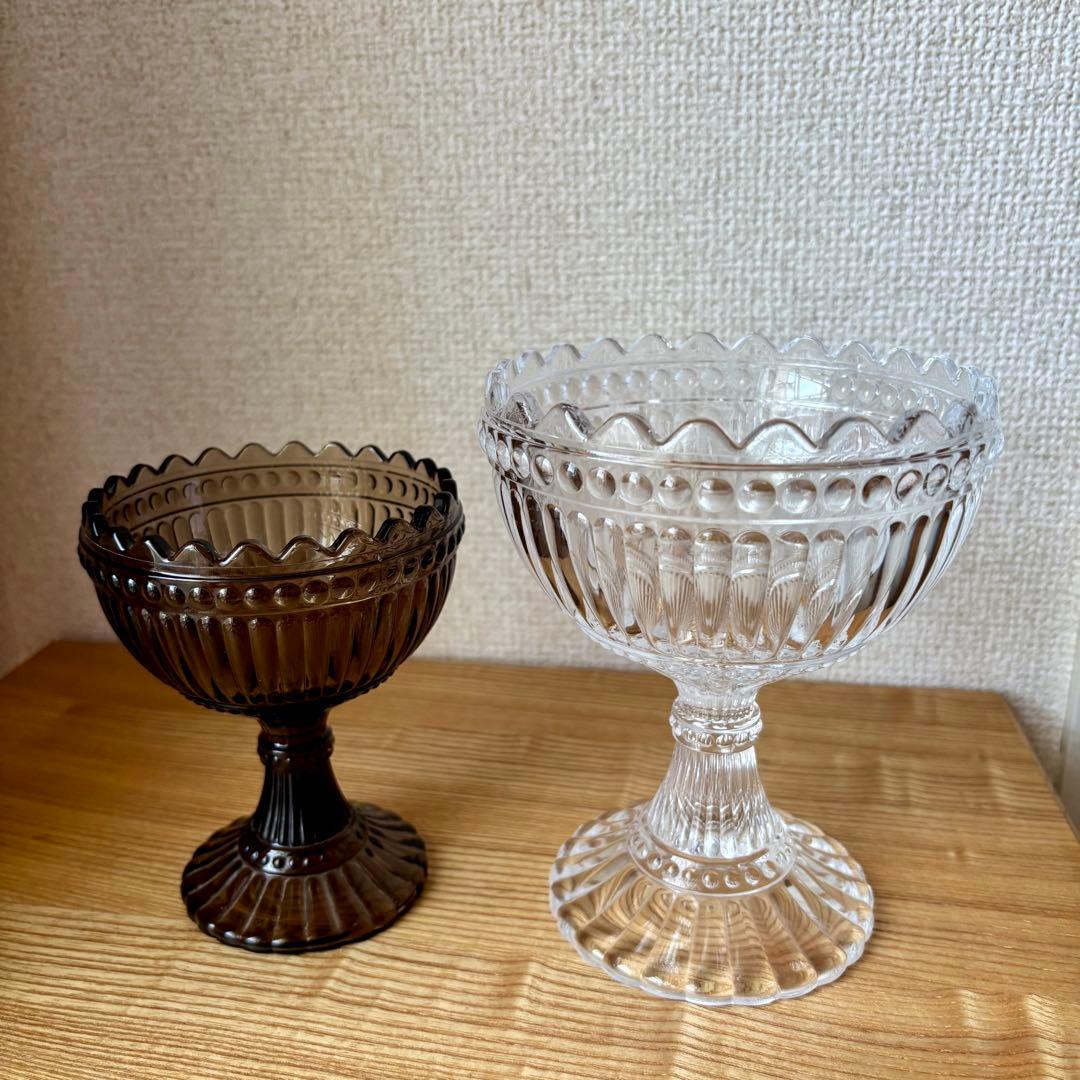 美品　イッタラ×マリメッコ　マリボウル クリアＬ＋サンド（廃盤）S 2点セット