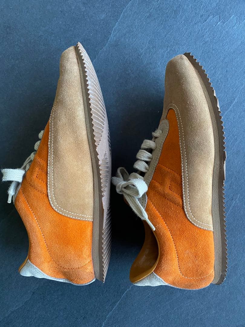 【美品】HERMES スニーカー　H スエード