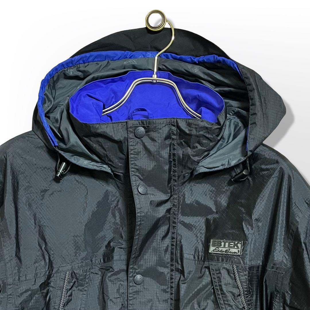 エディーバウアー ナイロンジャケット EBTEK 黒 アウトドア パーカー