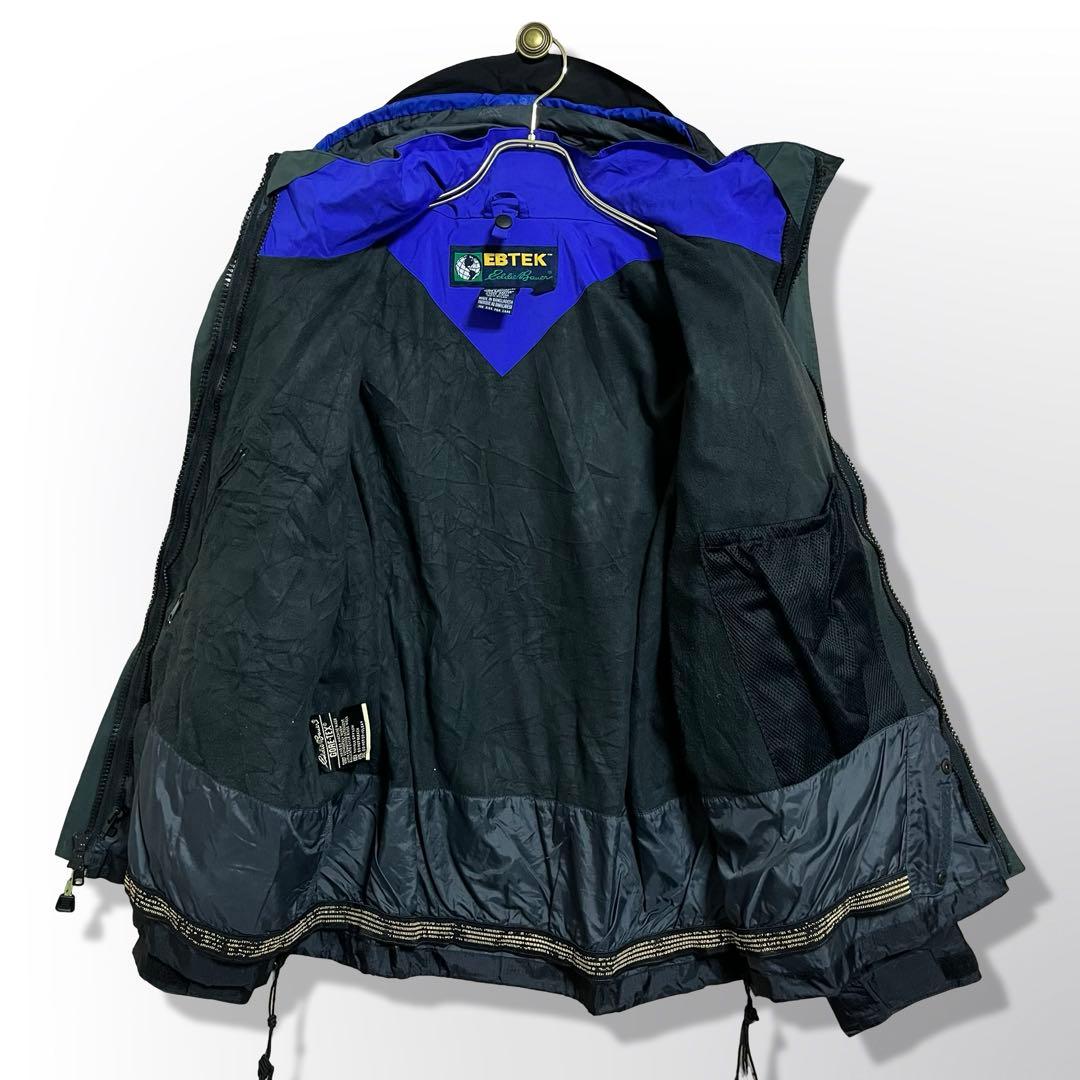 エディーバウアー ナイロンジャケット EBTEK 黒 アウトドア パーカー