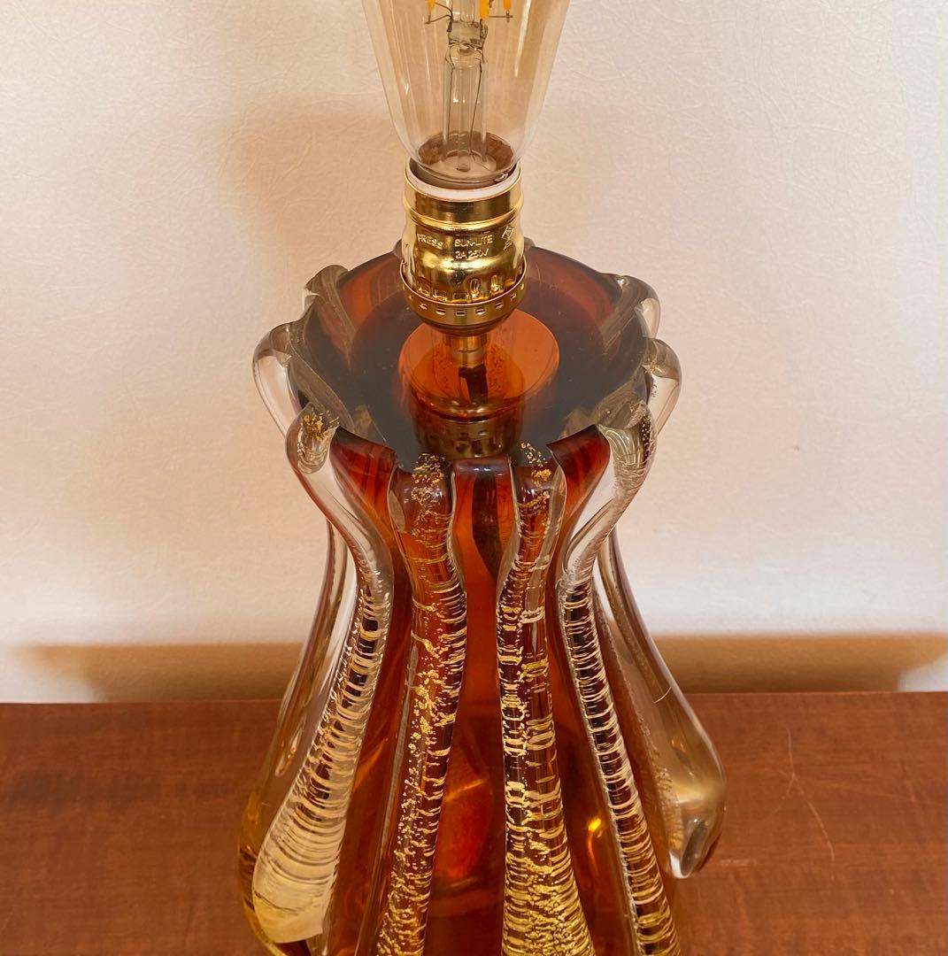 70sヴィンテージランプ ミッドセンチュリー レトロ ベースのみ