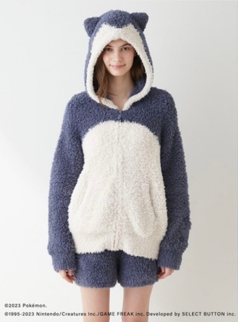 【新品】ジェラートピケ　カビゴン　パーカ＆ショートパンツセット