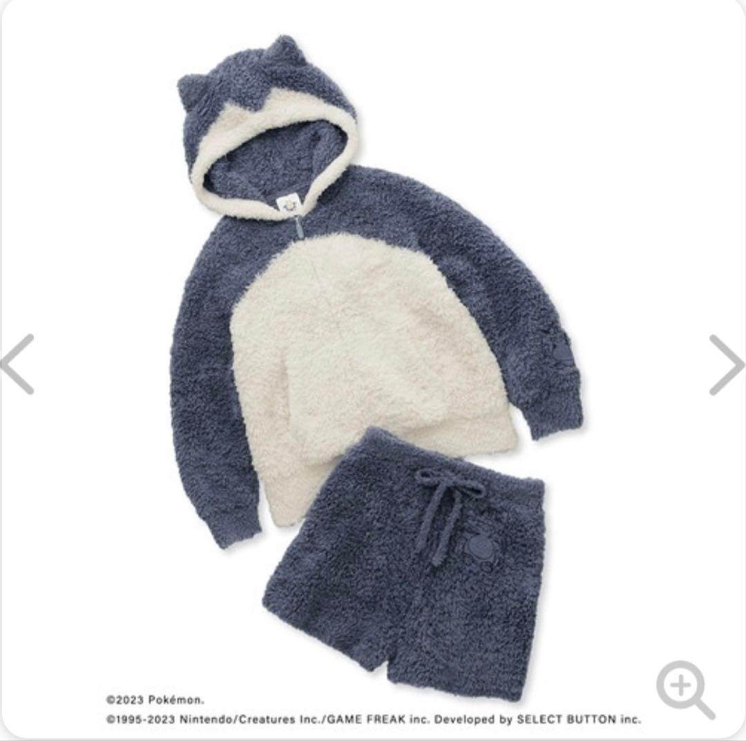 【新品】ジェラートピケ　カビゴン　パーカ＆ショートパンツセット