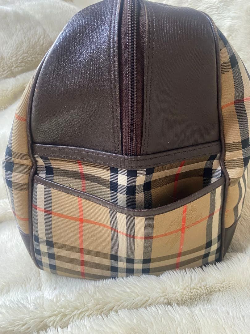 Burberry チェック柄 ボストンバッグ バーバリーズ　旅行カバン