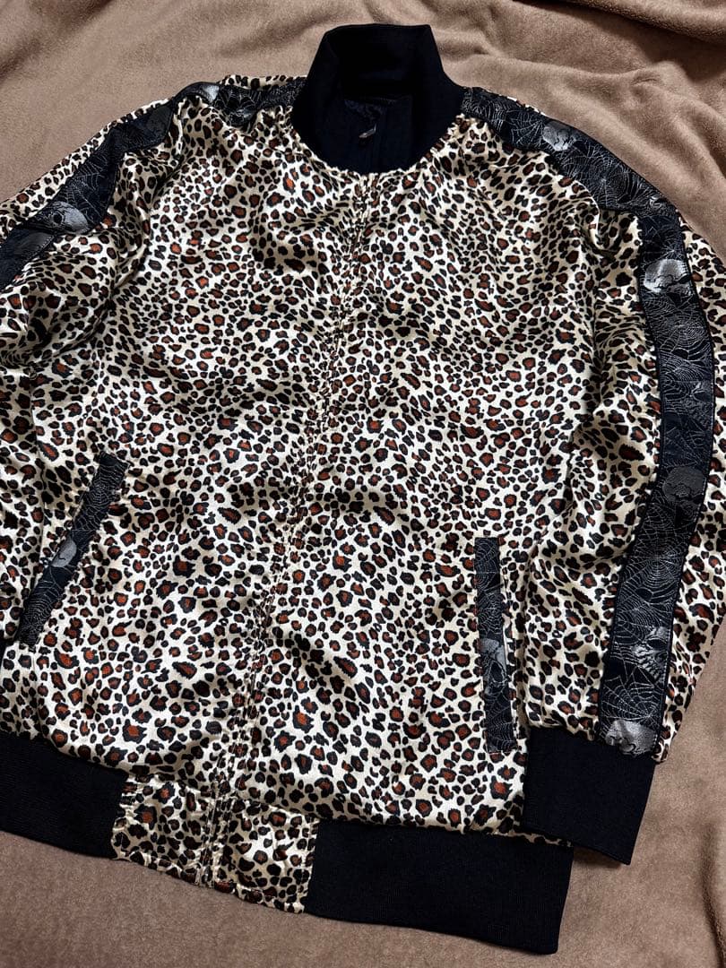 美品 ２面用 JUNKY 日本スカジャン unisex レーヨン マリア バラ