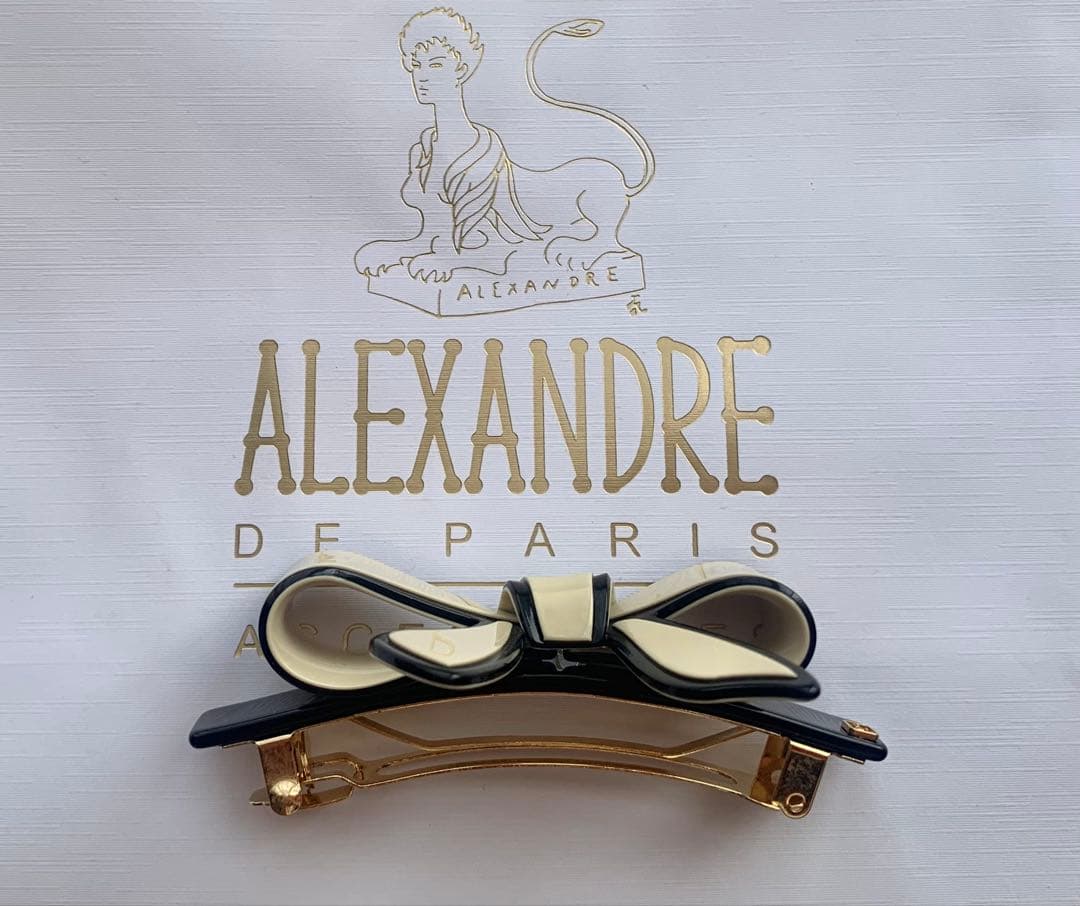 ALEXANDRE DE PARIS リボン バレッタ