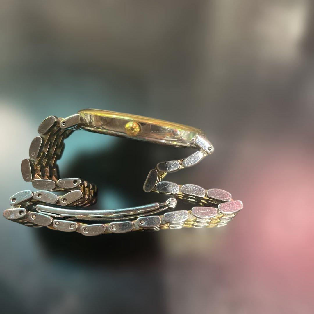 稼働品　OMEGA クォーツ腕時計 ゴールド/シルバー　レディース　オメガ