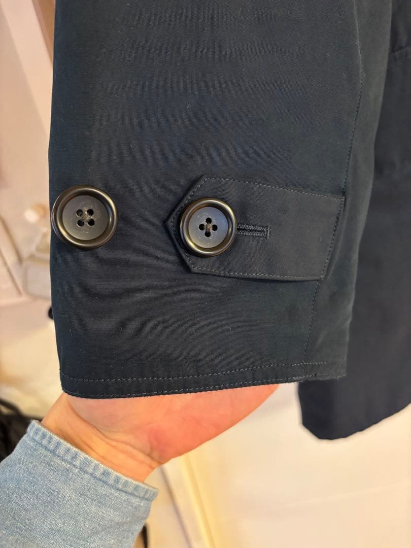 別注 SEE SEE Barbour 3/4コート ネイビー XL URBS