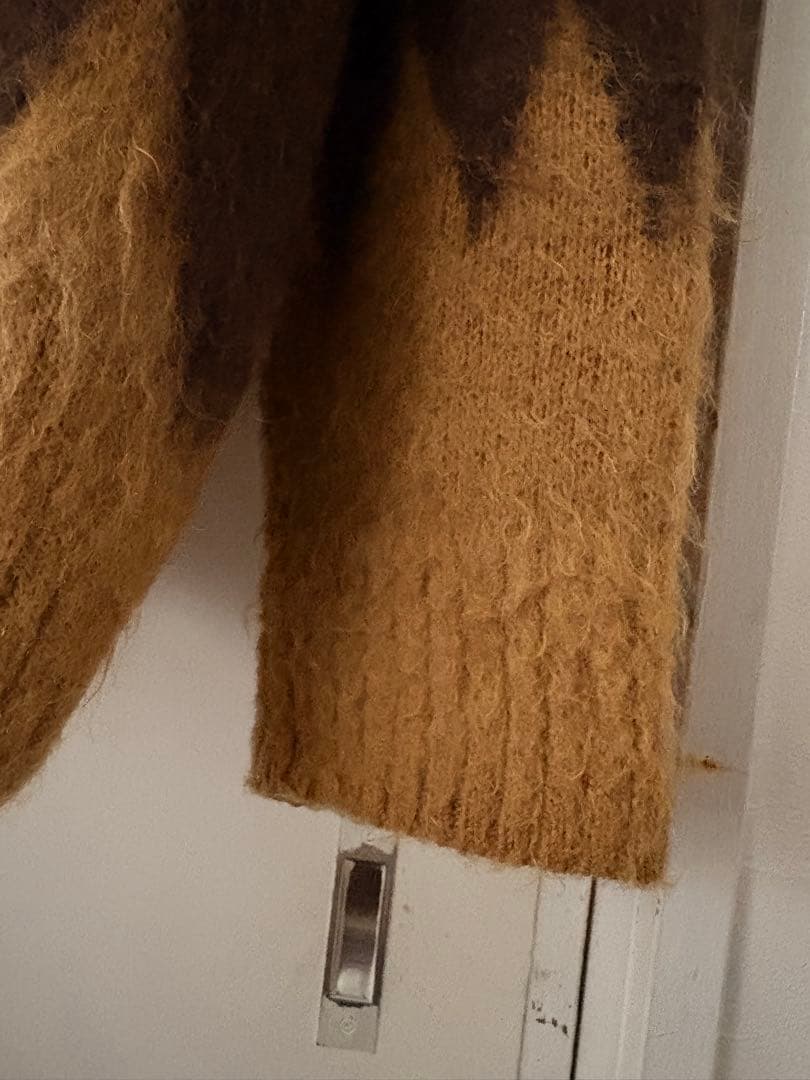 トップス NEEDLES MOHAIR CARDIGAN ZIGZAG