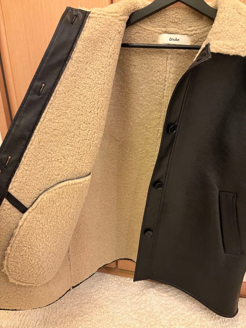 【anuke アンヌーク】Boa Flight Jacket☆美品☆38☆完売品