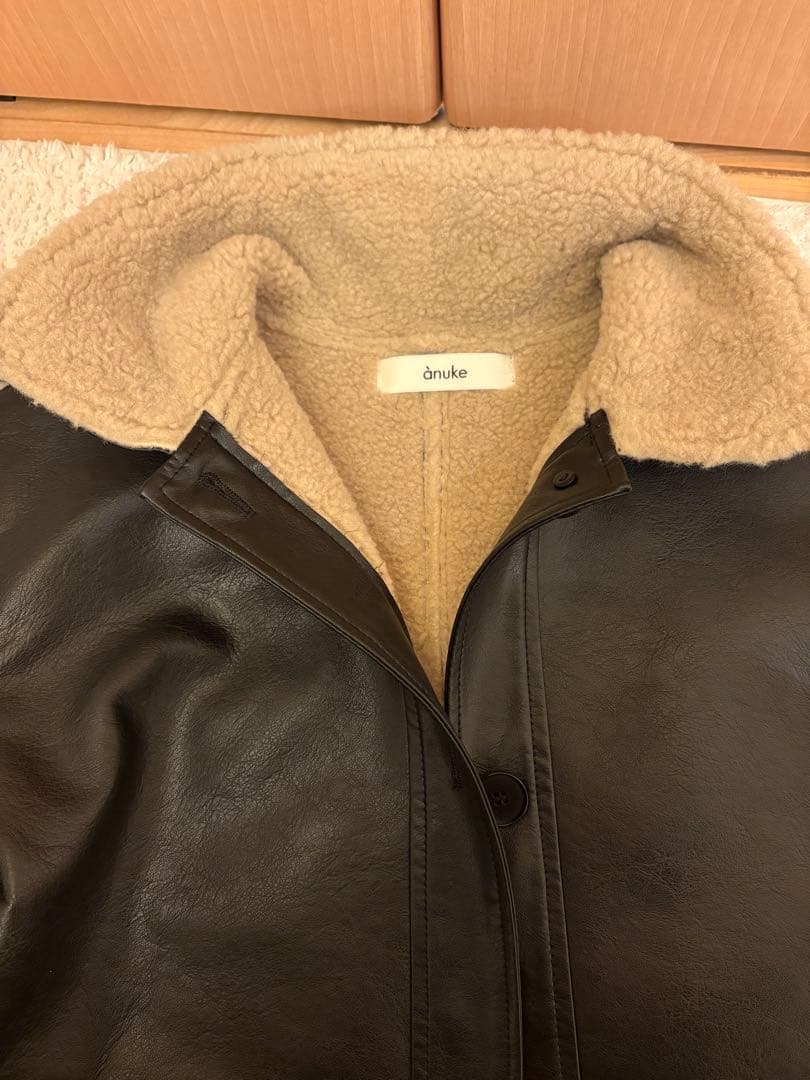 【anuke アンヌーク】Boa Flight Jacket☆美品☆38☆完売品