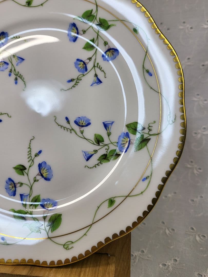 未使用✨高級✨ヘレンド モーニンググローリー 朝顔 プレート デザート皿②