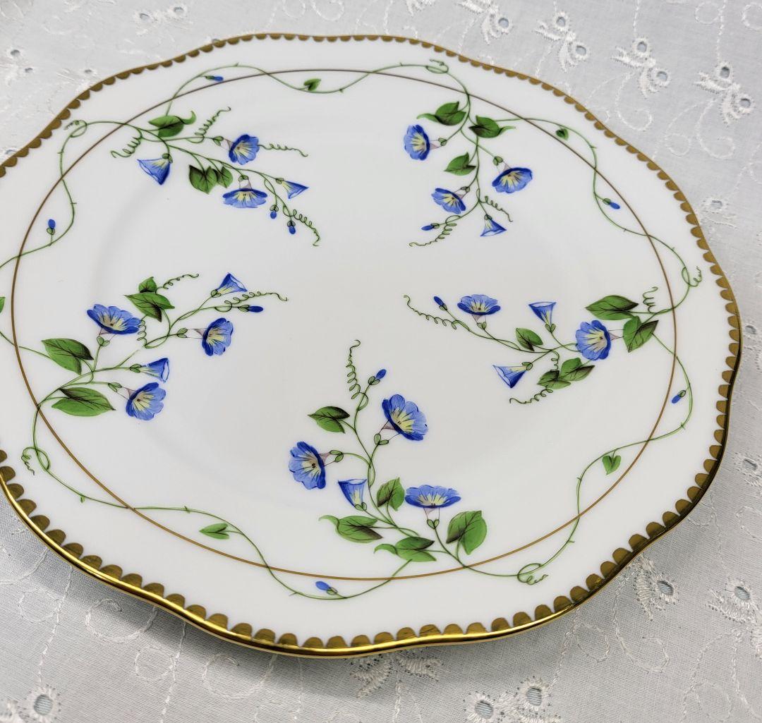 未使用✨高級✨ヘレンド モーニンググローリー 朝顔 プレート デザート皿②