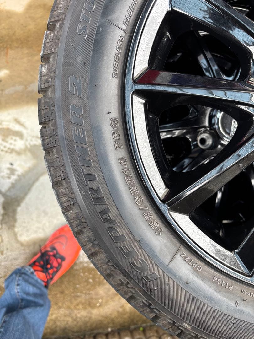 155/65R14 スタッドレスタイヤ 4本セット