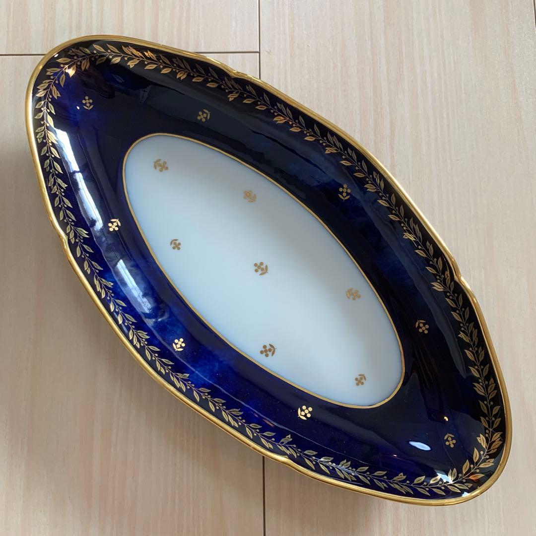 セーブル(Sevres) ペイル 24K金彩装飾　オーバル