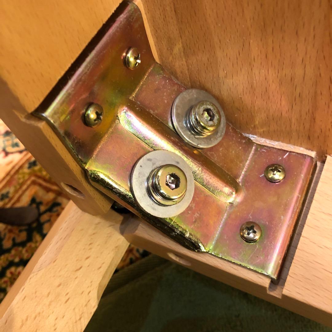 極美品　アルダー　ソリッド　テーパードレッグ　コンパクト　ダイニングテーブル