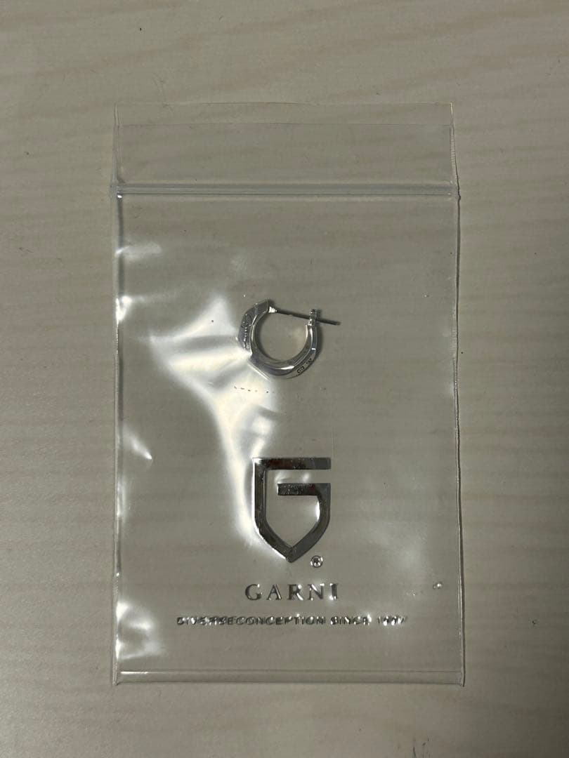 GARNI シルバー フープ型ピアス(片耳用Left)