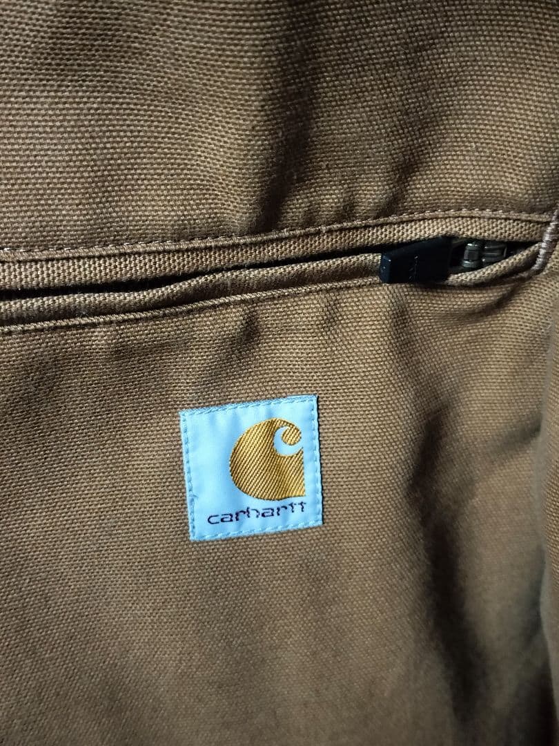 美品★Carhartt デトロイトジャケット 現行モデル カーハートブラウン L