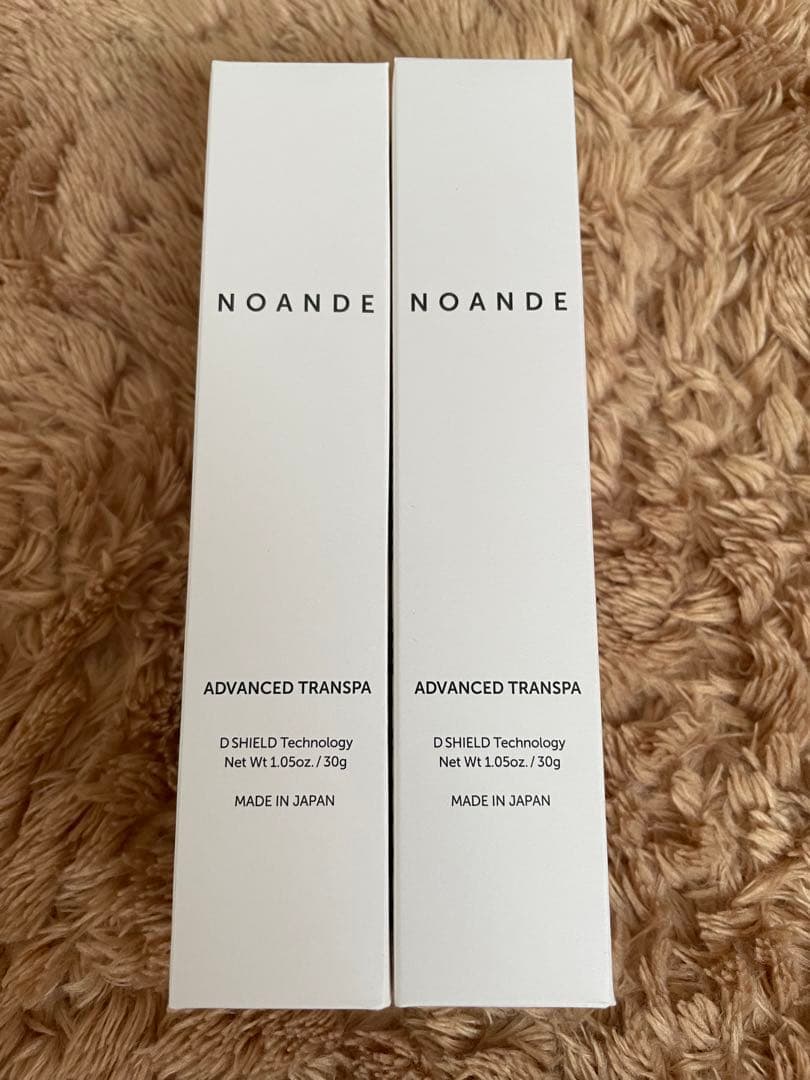 新品未使用　ノアンデ　アドバンスドトランスパ30g×２本