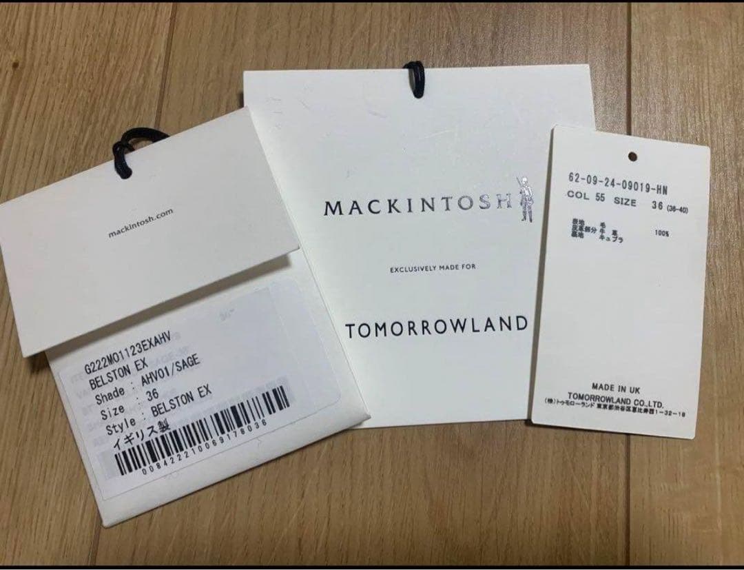 マッキントッシュトレンチコートラルディーニタリアトーレサルトリオデペトリロ36