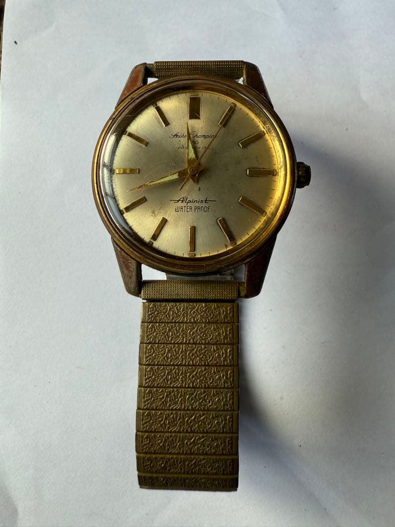 激レア SEIKO/セイコー チャンピオン アルピニストアンティーク時計ジャンク