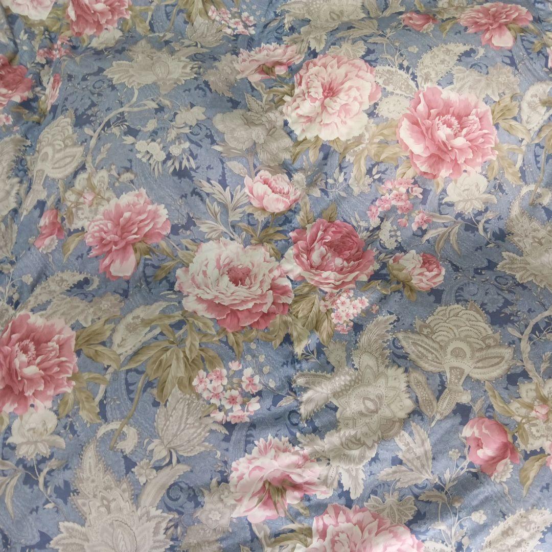 羽毛掛け布団　西川販売フローラルデザイン 　ダウン90% 羽毛1.1㌔