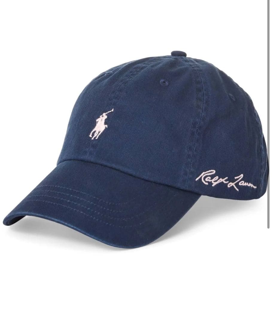 帽子 POLO RALPH LAUREN Pink Pony Baseball Cap
