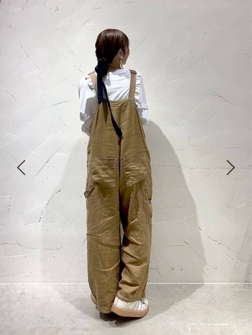 ニコアンド niko.and オーバーオール キャメル 完売品！