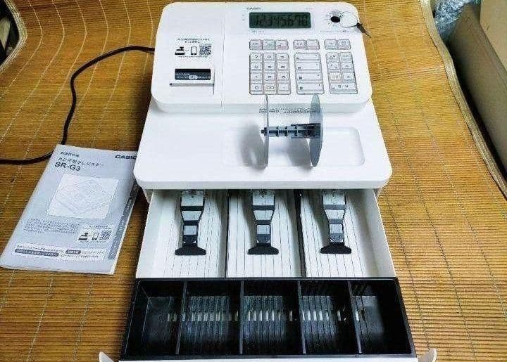 カシオレジスター　SR-G3　限定　スマホ連携売上管理　送料無料　257333