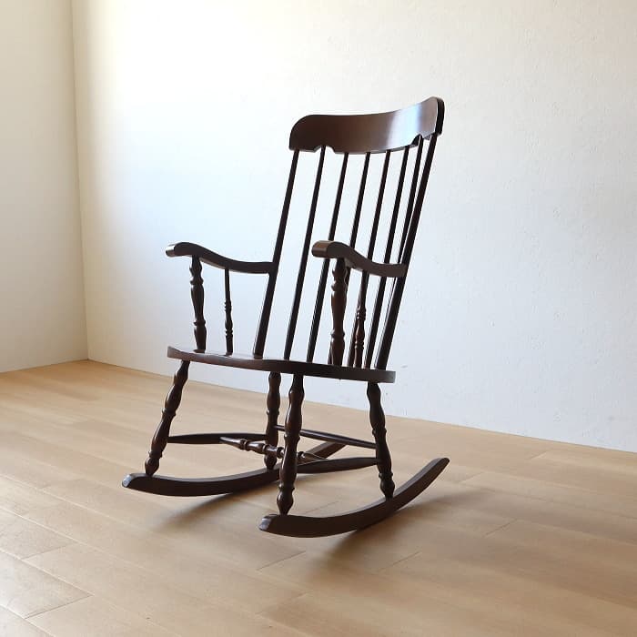 アンティーク ロッキングチェア 柏木工 飛騨の家具 古家具 ブナ材