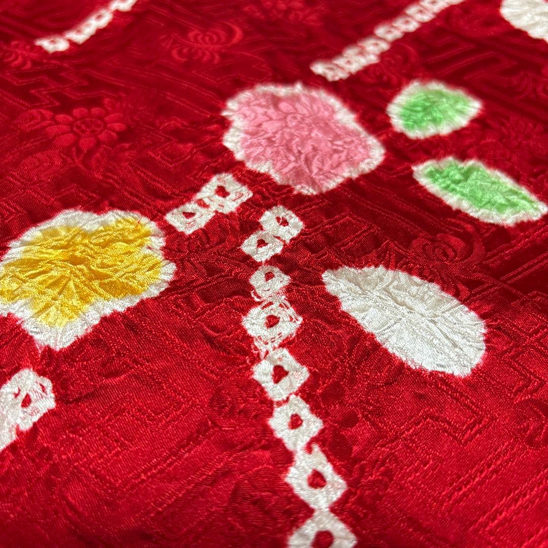 七五三　着物セット　着物　被布　３歳　絞り　友禅　フルセット