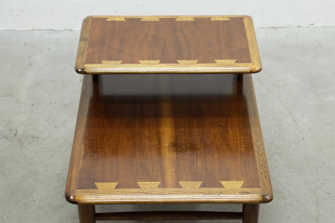 U.S. レーン Acclamim 2段 ウォールナット サイドテーブル 台