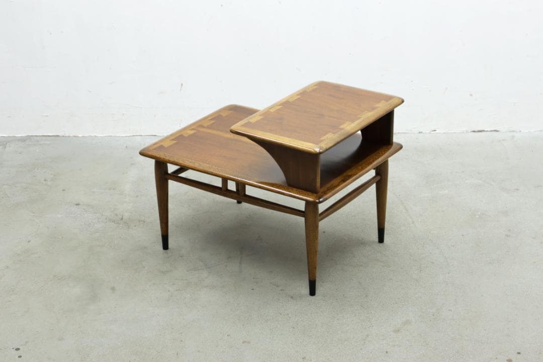 U.S. レーン Acclamim 2段 ウォールナット サイドテーブル 台